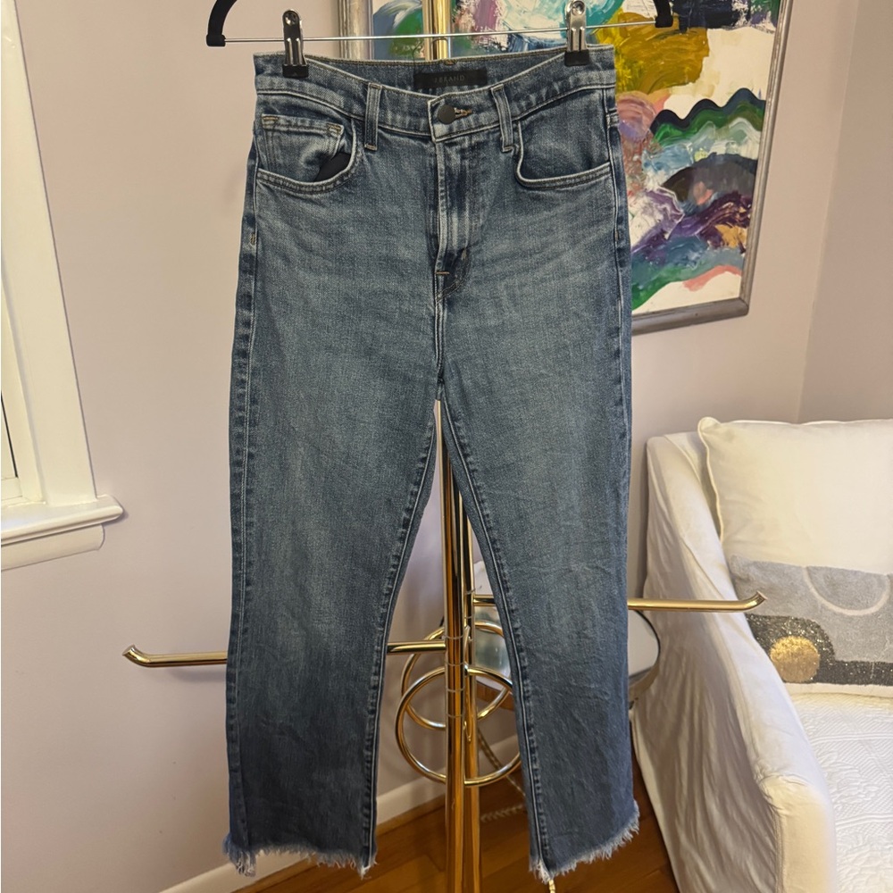 J Brand • Julia High Rise Crop Flare Jeans • Romance • 25